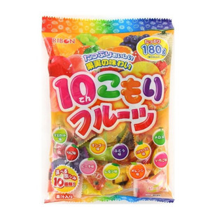 Hàng Nhập Khẩu Kẹo Ribon Vị Trái Cây 10 Vị 180g - Nhật Bản