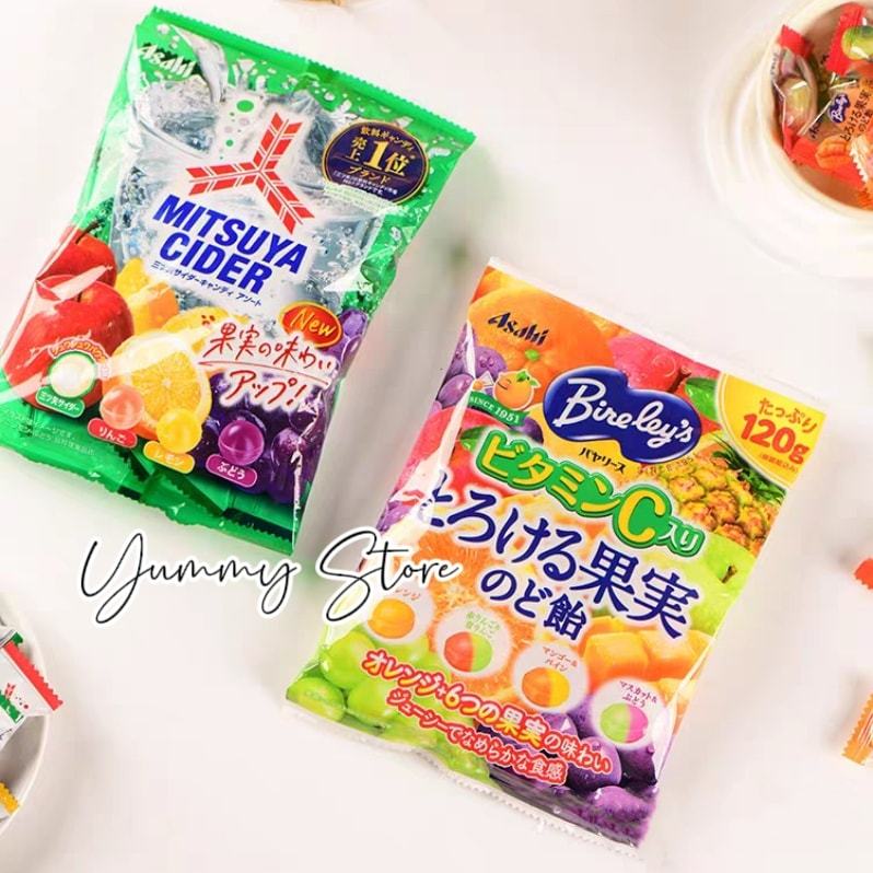 Kẹo Soda Trái Cây Asahi Nhật Bản