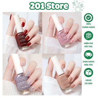 Sơn móng tay KUDAN tự khô không mùi dạng lột 10ml không độc hại, sử dụng an toàn không cần hơ đèn  - 201store