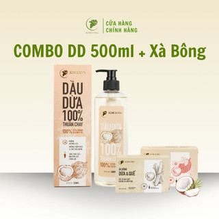 Combo dầu dừa 500 ml + xà bông dừa