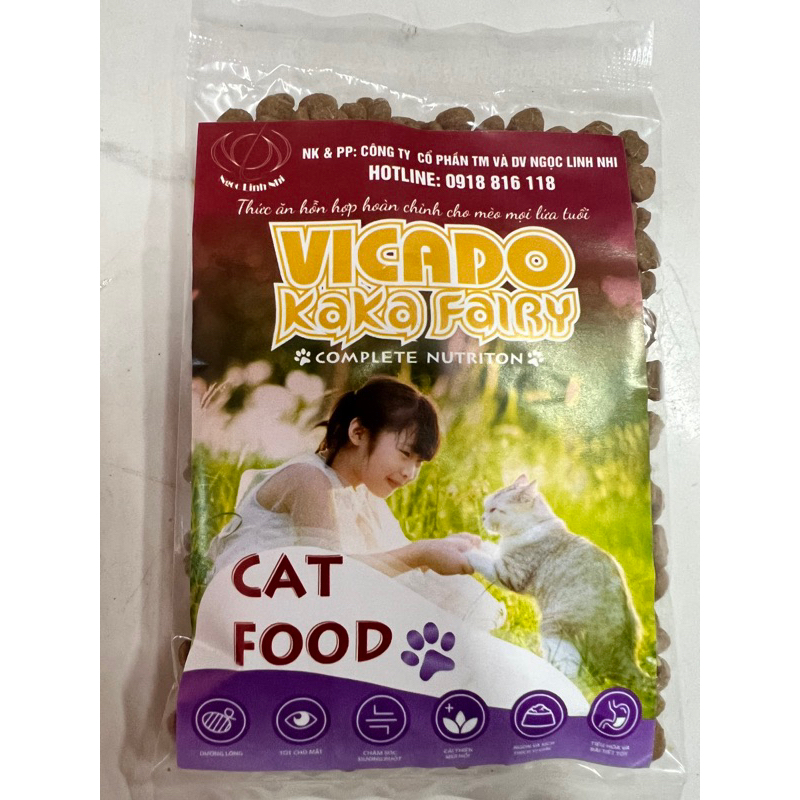 Hạt khô cho mèo kaka 40g(Dùng thử)