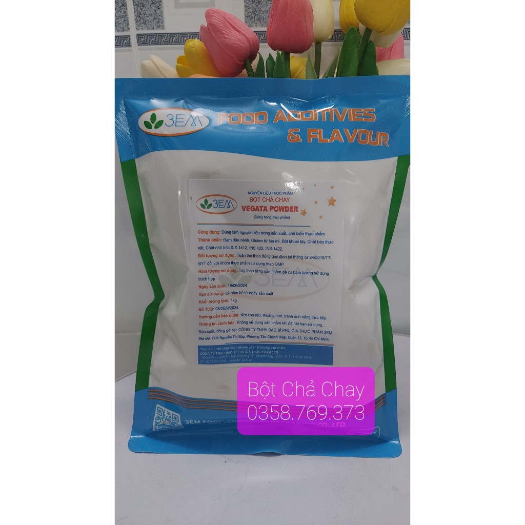 1KG BỘT LÀM CHẢ LỤA CHAY