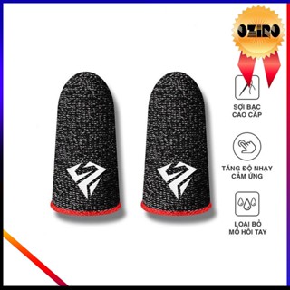 Găng tay chơi game sợi bạc 24 kim Pubg, ff, Liên Quân, Bao tay MEMO SHEZI chống mồ hôi, siêu nhạy, co giãn tốt