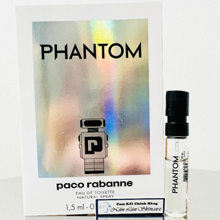 Vial Nước Hoa Mẫu Thử Phantom Paco Rabanne Chính Hãng Đủ Bill Sephora 1.5ml