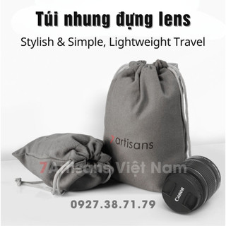 Túi Đựng Lens Máy Ảnh 7artisans 25mm 35mm 50mm Cho Canon Sony Fuji Leica Panasonic Olympus