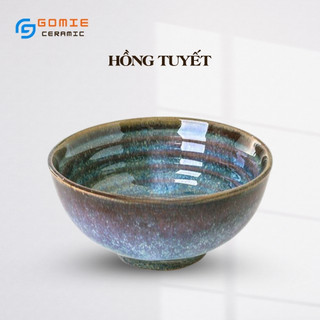 Bát Cơm D11  - Chén Cơm (8 màu)- Men hoả biến gốm sứ Bát Tràng