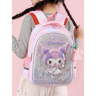 Balo Kuromi cho bé, balo mầm non cho bé, họa tiết 3D hoạt hình kuromi xinh xắn