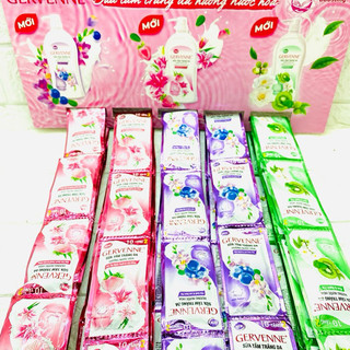 Sữa tắm trắng da Gervenne dây 12 gói