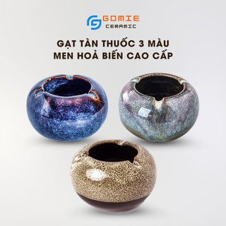 Gạt Tàn Thuốc Gốm Sứ Cao Cấp (3 màu ) - Gốm Sứ Cao Cấp Bát Tràng