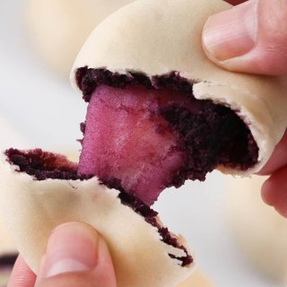 100g Bánh mochi Khoai môn tím/ Bánh sữa đậu nành khoai tím bibizan ít ngọt mềm ngon ăn cực ghiền