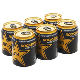 Lốc 6 Lon Nước Tăng Lực ROCKSTAR 250ml/Lon