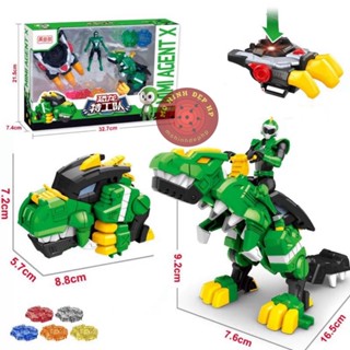  Đồ chơi đồng hồ Lực lượng nhí x Jacky Tyranno MINIFORCE dinosaur 3 BIỆT ĐỘI SIÊU NHÂN NHÍ khủng long 
