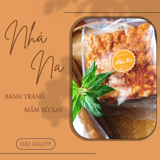 COMBO 6 TÚI Bánh Tráng Mắm Ruốc Bò Xay Sa Tế| Đặc Sản Đà Lạt| Nhà Na