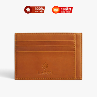 Ví Da Nam Đựng Thẻ Card Holder - LAGOM Cardcase Chất liệu da bò bền bỉ