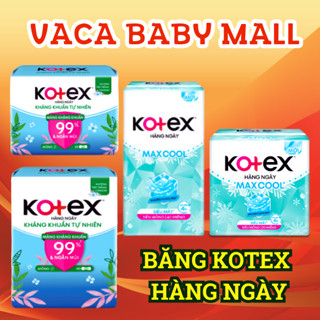 Băng Vệ Sinh Hàng Ngày Kháng Khuẩn Kotex gói 20/ 40 miếng