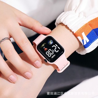 Đồng Hồ Nam Nữ Unisex Màn Hình Led Điện Tử Học Sinh, Phong Cách Thể Thao Sáng Tạo Mới Nhất Hàn Quốc