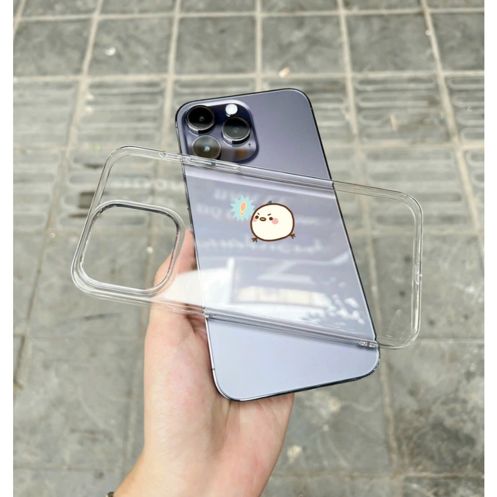 🍀LIKGUS🍀 ỐP LƯNG ĐIỆN THOẠI CỨNG SIÊU MỎNG TRONG SUỐT, CHỐNG Ố BẢO VỆ LOA IPHONE 11 12 13 14 15 PRO MAX