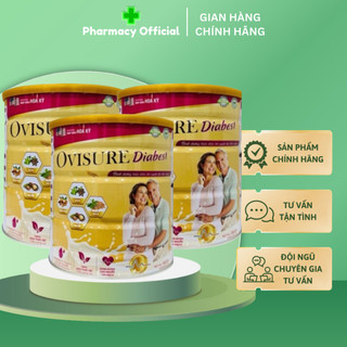 Combo 3 hộp sữa hạt tiểu đường ovisure diabest chính hãng - hộp 650g