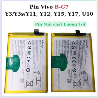 Pin Vivo B-G7,Y3/Y3s/Y11, Y12, Y15, Y17, U10, Z5x,mới