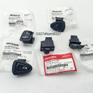 Bộ 5 nút công tắc điện xe future mập, led, wave 125 zin honda