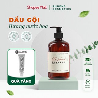 Dầu Gội Ngăn Gàu, Ngăn Nấm, Ngăn Ngừa Rụng Tóc, Hương  Nước Hoa Cao Cấp Old Fashioned Rubens Cosmetic chai 500ml