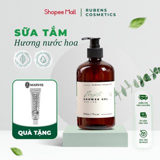 Sữa Tắm Trắng Da, Dưỡng Ẩm, Làm Sạch Bụi Bẩn, Hương Nước Hoa Cao Cấp Mojito Rubens Cosmetic chai 500m