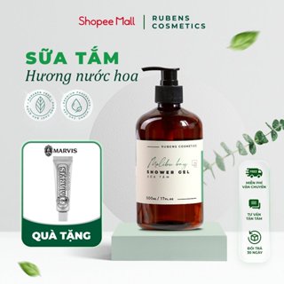 Sữa Tắm Trắng Da, Dưỡng Ẩm, Làm Sạch Bụi Bẩn, Hương Nước Hoa Cao Cấp Malibu Bay Rubens Cosmetic chai 500m