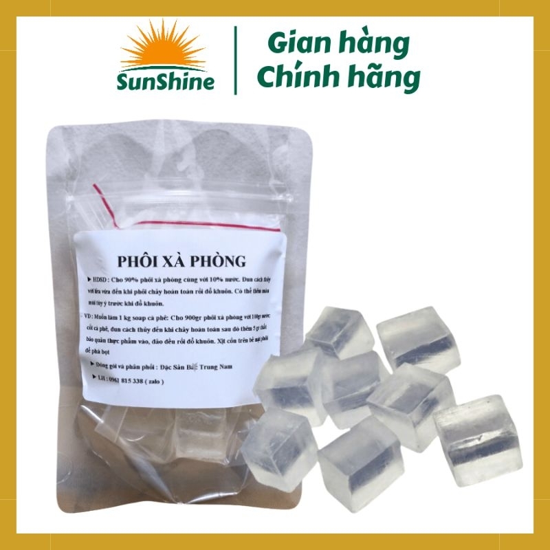 Phôi xà phòng glycerin 100g