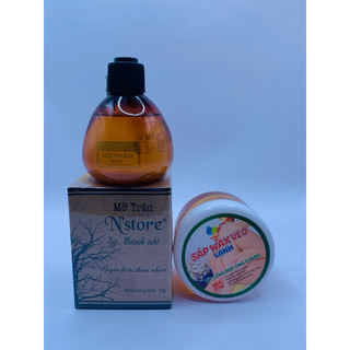 Combo Triệt Lông Vĩnh Viễn Mỡ Trăn Nstore và wax veo( Tặng kèm que và giấy)