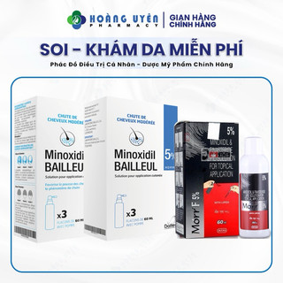 Xịt mọc tóc Minoxidil Bailleul 2%/5% - Morr F5 Minoxidil 5% Finasteride