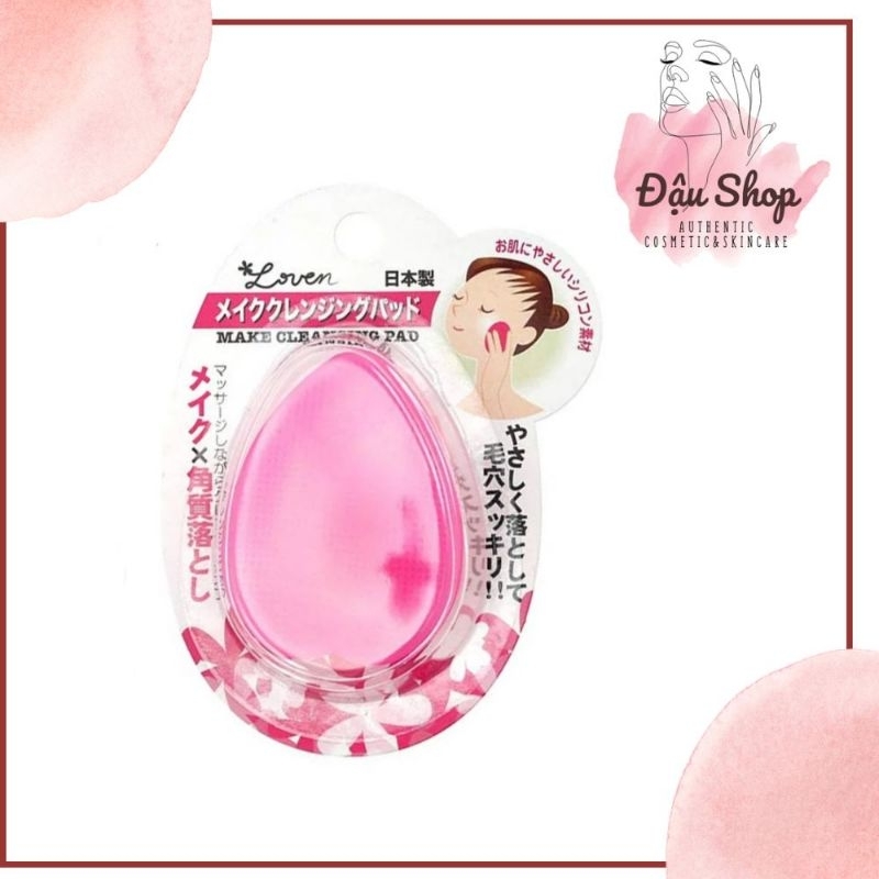 Miếng silicon rửa mặt Nhật Loven Making Cleansing Pad