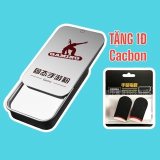 Phấn chơi game, bao tay chơi game tặng kèm 1 đôi bao tay Cacbon giúp tăng độ nhạy cảm ứng