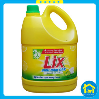 Nước rửa chén Lix siêu đậm đặc tinh chất chanh 3.6 kg