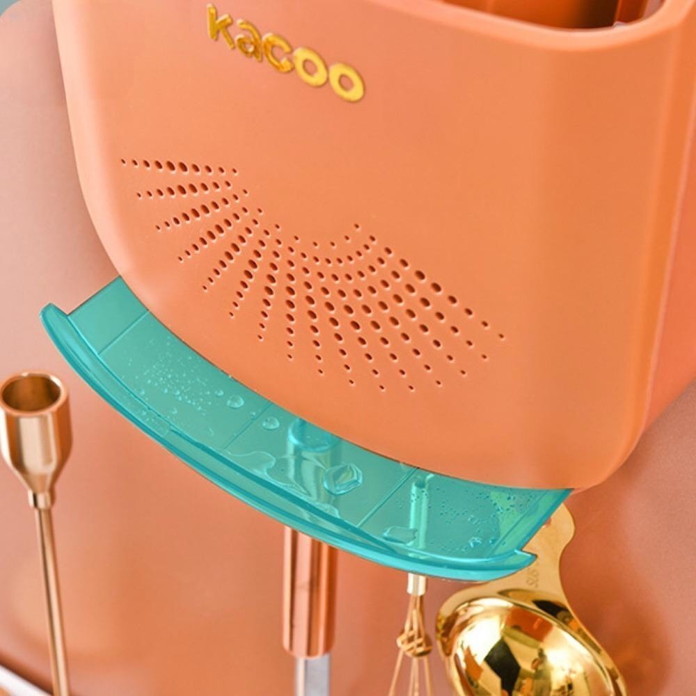 AH88 Hộp Đựng Đũa Treo Tường Thoáng Khí, Ngăn Ẩm Mốc Có Khay Đỡ Nước, Có Nắp Đậy Chống Bụi, Côn Trùng, Có Móc Treo
