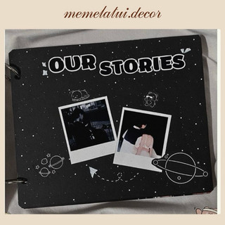 [Tặng 5 ảnh polaroid] Abum dán ảnh “Love Version” trang trí bìa theo yêu cầu size A5
