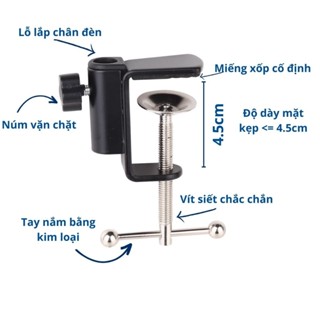  Kẹp sắt đèn học PIXAR kẹp bàn đa năng 