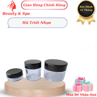 Hũ triết nhựa 5g 10g lọ triết, đựng triết kem mỹ phẩm