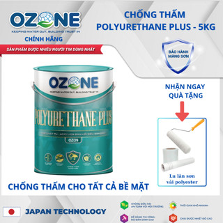 Sơn chống thấm cao cấp pu, đa dạng công dụng sử dụng cho tường nhà, sân thượng, bể cá 5l | ozone chống thấm