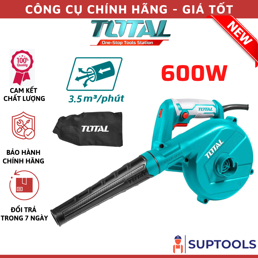 TOTAL Máy thổi bụi 600W TB2066 (Chính Hãng 100%)