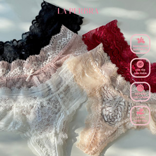 Quần Lót Ren Nữ Quyến Rũ Cạp Thấp Quần Tam Giác Ren Mềm Mại Không Hằn Thiết Kế La Perbra - Bonnie