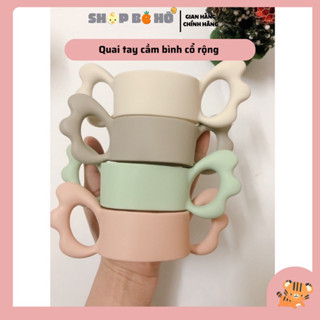 Tay cầm bình sữa Moyuum, Pigeon, hegen, Lansinoh, Avent Cổ Rộng Giúp Bé Tập Cầm Bình Sữa Shopbeho