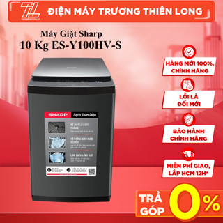 Es-y100hv-s - máy giặt sharp 10kg y100hv - bảo hành chính hãng