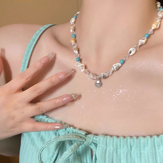  VÒNG CỔ ỐC BIỂN CHUỖI HẠT ĐI BIỂN XINH YÊU DÀNH CHO NỮ THỜI TRANG