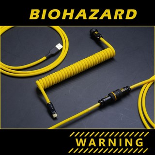 Dây cáp custom cho bàn phím cơ 49fzone custom cable usb - biohazard