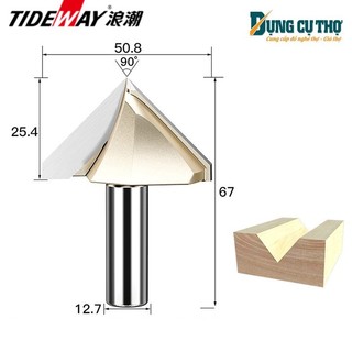 (CHÍNH HÃNG) MŨI SOI MỘNG MÒI VÁT 90 ĐỘ TIDEWAY - AC0301
