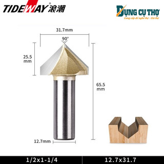(CHÍNH HÃNG) MŨI SOI MỘNG MÒI VÁT 90 ĐỘ TIDEWAY - AC0301