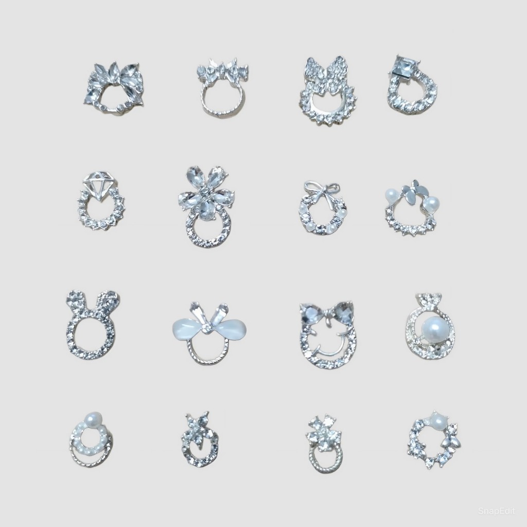 charm nail - charm đính móng  đá sáng
