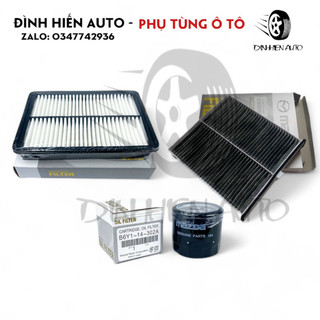 Lọc gió điều hoà + lọc gió động cơ + lọc nhớt Mazda 6, Mazda CX5