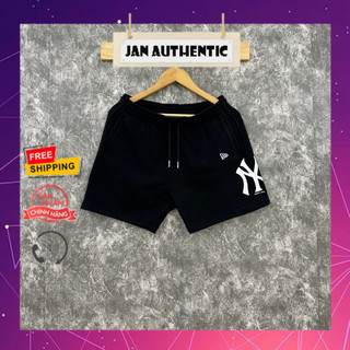 Quần Short NEW ERA NY Lệch Đen Chính Hãng | Jan.Authentic