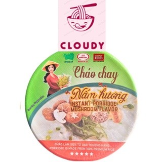 Cháo tô chay nấm hương Bình Tây